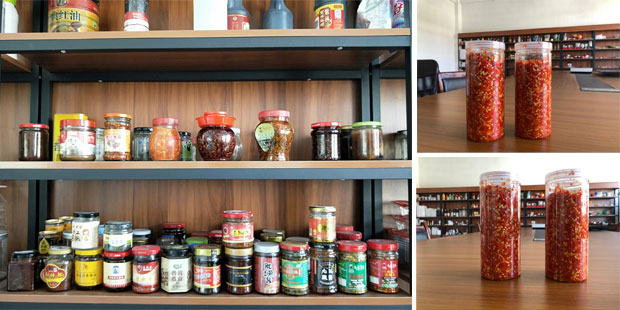 星火辣椒醬灌裝封口機(jī)生產(chǎn)線樣品展示