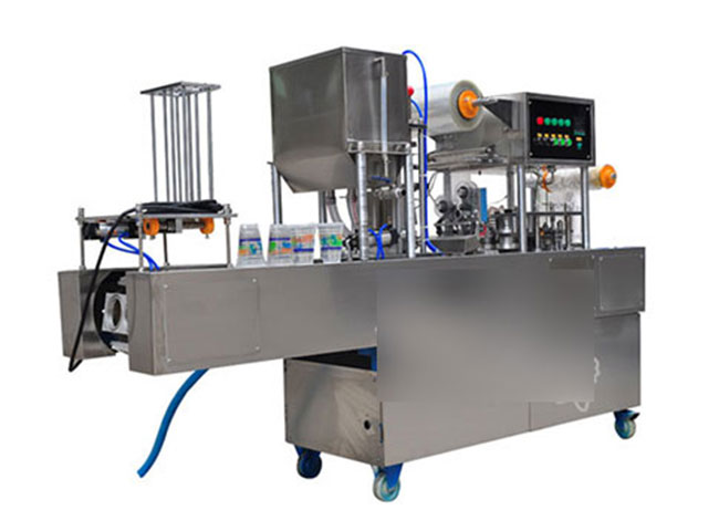 星火盒裝火鍋蘸醬灌裝封口機設備展示