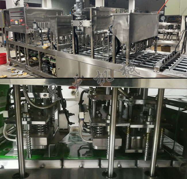 豆腐灌裝封口機(jī)設(shè)備展示